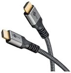 Goobay Plus High-Speed-HDMI&trade;-Kabel mit Ethernet (4K@60Hz), 0.5m