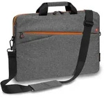 PEDEA Notebook Tasche "Fashion" f&uuml;r Ger&auml;te bis 15,6" 39,6cm Grau/Orange