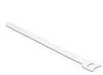 Delock Klett-Kabelbinder L 200 x B 12 mm wei&szlig; 10 St&uuml;ck