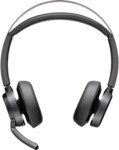 Poly Voyager Focus 2 USB-C-Headset incl. Ladestation incl. Adapter USB-C/ -A