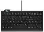 Keysonic KSK-5010ELC Mini Tastatur, Kabelgebunden Hintergrundbeleuchtung,