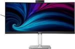 Philips 34B2U6603CH 34 Zoll WQHD Curved Monitor, h&ouml;henverstellbar, Lautsprecher, 5