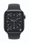 Apple Watch Series 11 Cellular 42mm Schiefer Titan Geh&auml;use mit Schwarz Sport...