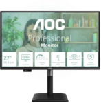 AOC Q27P4U 27 Zoll - QHD Office Monitor IPS Panel, QHD, 120 Hz, 4 ms, HDMI, DP,