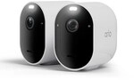 Arlo Pro 6 2K+ &Uuml;berwachungskamera Wei&szlig; 2er Set 4MP (2560x1440), WLAN, Akku,...