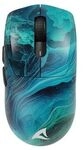 Sharkoon SGM25W Ocean Gaming Maus kabellose Gaming Maus mit nur 59g Gewicht und