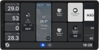 Shelly Wall Display X2i Schwarz WLAN &middot; Silber