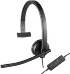 Logitech 981-001426, Logitech H570E, USB Mono Headset, Kabelgebunden USB-A-Anschluss,