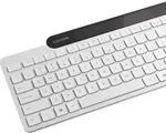 Lenovo Bluetooth-Tastatur mit Selbstladefunktion wei&szlig;