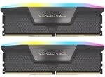 Corsair Vengeance RGB Grau 32GB Kit (2x16GB) DDR5-6000 CL38 EXPO DIMM Arbeitsspeicher