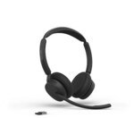 Jabra Evolve3 45 Stereo, LINK 390a, UC, Ladestation
