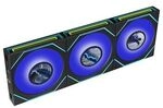 Lian Li UNI FAN SL-INF 120 FLEX LCD Wireless ARGB 3er-Pack schwarz | Geh&auml;usel&uuml;fter