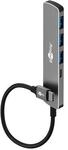 Goobay Slim 4-Port USB-Hub, USB-C&trade; auf USB-C&trade;/USB-A, 5 Gbit/s