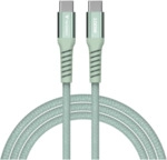 VERBATIM Sync & Charge USB-C zu USB-C 100W Magnetkabel 120 cm - gr&uuml;n