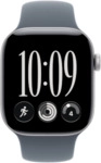 Apple Watch Series 12 Cellular 42mm - Space Grau Aluminium Case Navyblau Sport Band -