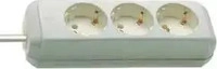 Brennenstuhl 1158610030, Brennenstuhl Eco-Line Steckdosenleiste 3-fach, wei&szlig;, 3m
