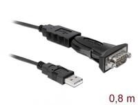 DeLock USB2.0 to Serial Adapter, 0,8m