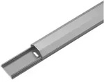 Goobay Halbrunder Aluminium-Kabelkanal - 33mm, L&auml;nge 1,1m, Grau