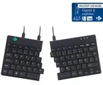 R-Go Tools R-Go Split Break Ergonomische Tastatur, QWERTZ DE - schwarz, kabelgebunden