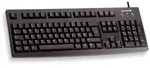 CHERRY Tastatur G83-6105 Schwarz - kabelgebunden, USB abriebfeste Beschriftung,