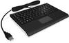 KeySonic ACK-3410 USB-Tastatur (DE) Kompakt-Mini-Tastatur mit integriertem