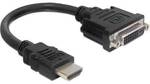 Delock Adapter HDMI Stecker > DVI 24+5 Buchse 20 cm