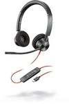 Poly Plantronics Blackwire 3320 Headset, Stereo, USB-C, Unified Communication