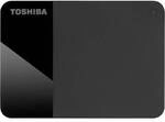 Toshiba Canvio Ready HDD 4TB Schwarz Externe Festplatte, USB 3.2 Gen 1x1 (5 Gbit/s)