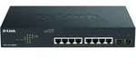 D-Link DGS-1100-10MPV2 Smart Managed Switch 8x Gigabit Ethernet PoE+, 130W, 2x SFP
