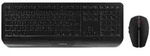 CHERRY Gentix Maus/Tastatur Desktop Set, Handballenauflage, Kabellos 2,4 GHz