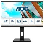 AOC U32P2 Office Monitor - 4K, H&ouml;henverstellung, USB-Hub