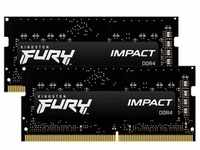 Kingston FURY Impact 16GB Kit (2x8GB) DDR4-2666 CL15 SO-DIMM Gaming...