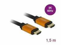 Delock High Speed HDMI Kabel 48 Gbps 8K 60 Hz 1,5 m