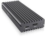 ICY BOX IB-1817MC-C31 Geh&auml;use f&uuml;r 1x M.2 NVMe & SATA SSD mit USB Type-C Anschluss