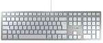 CHERRY KC 6000 SLIM FOR MAC Tastatur, Ultra flaches Design-Keyboard mit Mac-Layout,