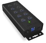 ICY BOX IB-HUB1703-QC3 - 7 Port USB 3.0 Hub mit 3 Ladeanschl&uuml;sse