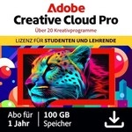 Adobe Creative Cloud Pro STE | 1 Jahr | 100GB | PC/Mac | Studierende und...
