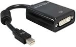 Delock Adapter mini Displayport Stecker > DVI Buchse schwarz