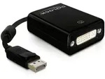 Delock Adapter Displayport Stecker > DVI Buchse schwarz