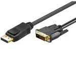 Goobay 3m DisplayPort/DVI-D-Adapterkabel vergoldete Kontakte, Displayport mit