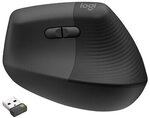 Mouse Logitech Wireless Lift for Business - Vertikale Maus Ergonomisch geformt, F&uuml;r
