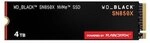 WD_BLACK SN850X SSD 4TB M.2 2280 PCIe Gen4 NVMe Internes Solid-State-Module
