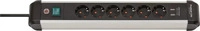 Brennenstuhl 1391030610, Brennenstuhl Premium-ALU-Line 6fach schwarz *DE* 3m