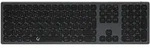 KeySonic KSK-8023BTRF Tastatur DE Full-Size Aluminium Tastatur, Bluetooth&reg; & RF,