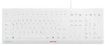 CHERRY Stream Protect Keyboard wei&szlig;, USB, DE - inkl. Membran, Schutzmembran