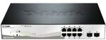 D-Link DGS-1210-10P Smart+ Managed Switch [8x Gigabit Ethernet PoE+, 2x GbE SFP]