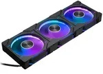 PHANTEKS D30 PWM Reverse Airflow D-RGB schwarz | 3er-Pack 120mm Gehäuselüfter