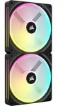 CORSAIR iCUE LINK QX140 RGB Black 2er-Pack | Geh&auml;usel&uuml;fter