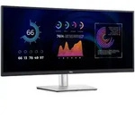 DELL P3424WE Office Monitor 86.4 cm 34", IPS, 3800R, 21:9, WQHD, RJ45-Ethernet
