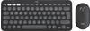 Logitech Desktopset PEBBLE 2 COMBO, grafit Schlanke Multi-Device Bluetooth®-Tastatur
